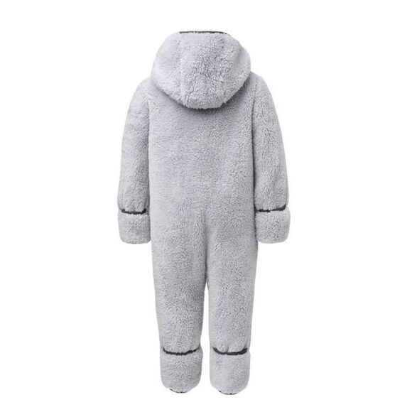 Snozu Boys' Fleece Jacket & Snowsuit 2 Piece, Gray 18M - Picture 7 of 7
